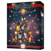 Abtey Christmas Magic advent with 24 liqueurs in dark choc - 8 x 270g