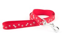 Ancol Paw'n'Bone Lead Red 19mm x 40" x 1