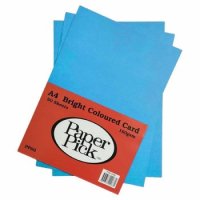 A4 Mid Blue Card 160gsm (50pk) 