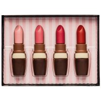 Decorated hollow milk chocolate lipstick set in gift box - 105mm - 8x55g