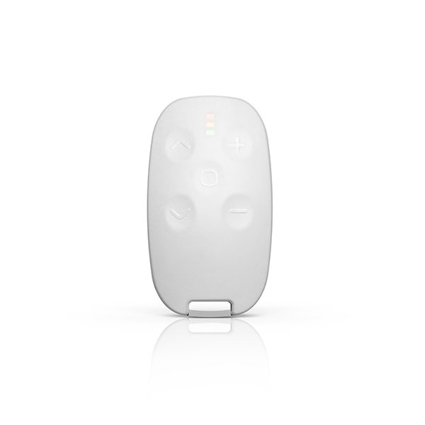 Front view showing primary control buttons and LED indicators  