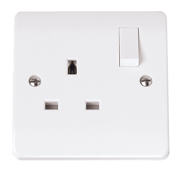 Click Mode 1G DP Switched Socket White CMA1035