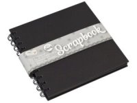Spiral Display Scrap Book - Black Cover