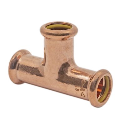 Pressfit 28mm Equal Tee Gas