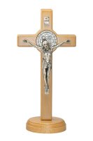 Wood Standing Crucifix/8 1/4 inch   (11620)