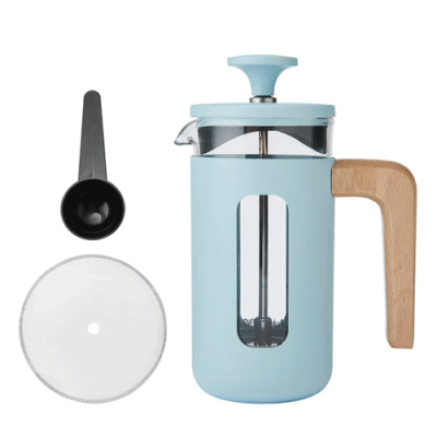 LaCafetiere Pisa 3 Cup Cafetiere - Sky Blue 1