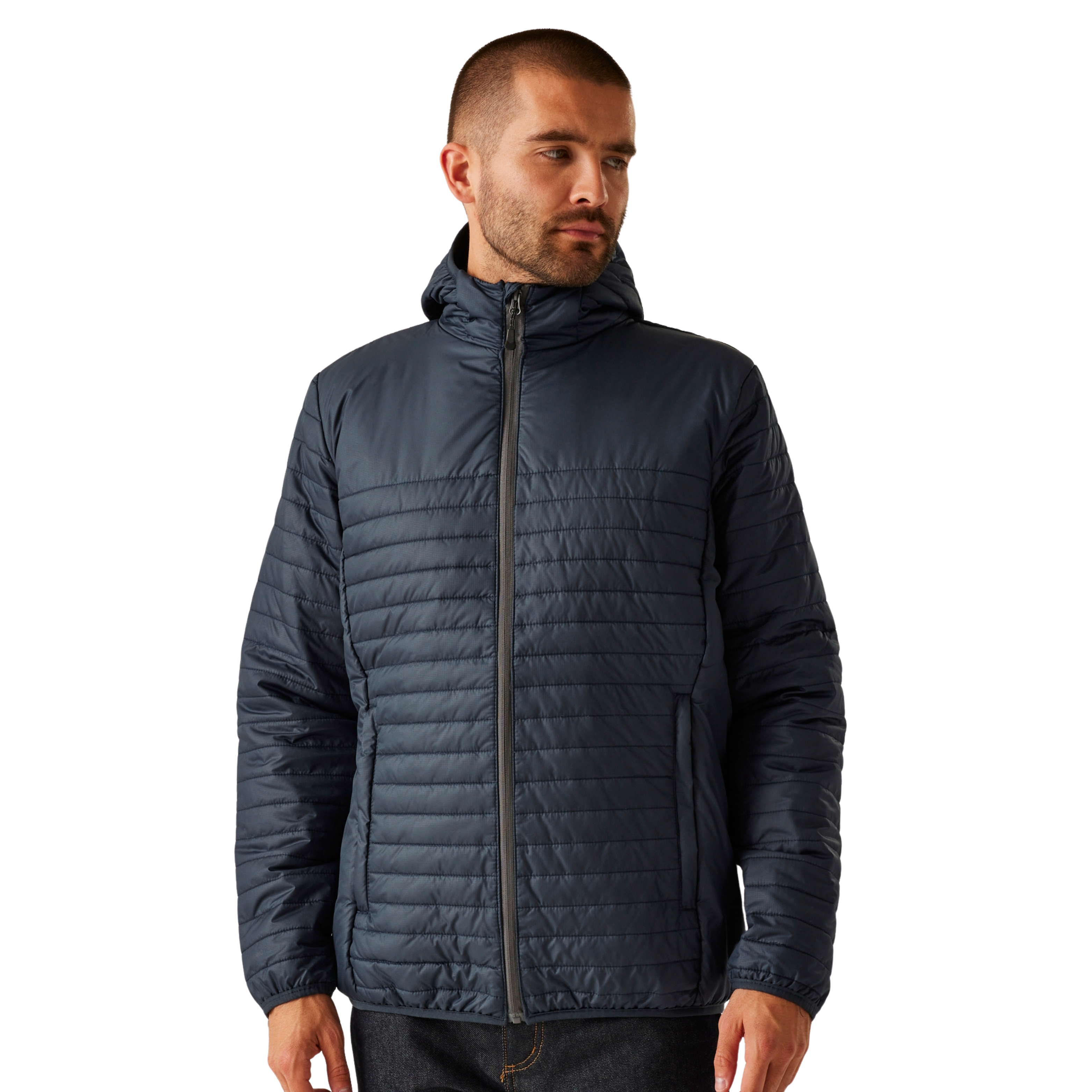 Regatta Men's Honestly Made 100% Recycled Insulated Hooded Jacket, Navy