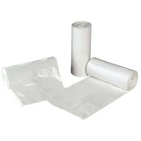 WHITE PEDAL BIN LINERS 11X17X18 c/s1000