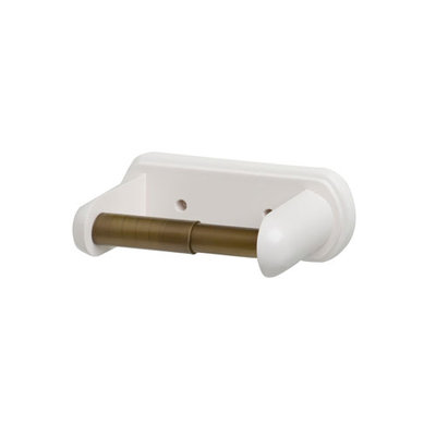 Tema White Toilet Roll Holder
