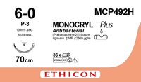 Monocryl Plus UD 70cm M0.7 USP6-0 S/A P-3 Prime