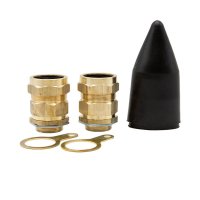 CW32 Wiska M32 External Brass Cable Gland Kit (Pack Of 2)