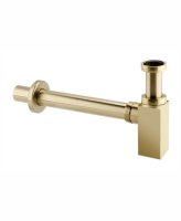 SYNC BRASS SQUARE BOTTLE TRAP BRUSHED GOLD