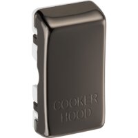 NEXUS BLACK NICKEL ROCKER CAP MARKED COOKER HOOD