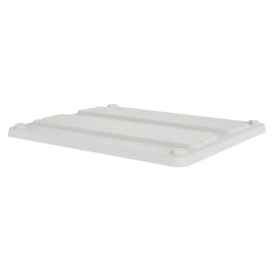 Box Pallet Lid - to fit 605ltr, HDPE, Grey, 1200x1000mm