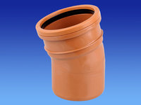 Sewer Bend 15-degree 160mm Short Radius 1 socket ( 6") U-222203