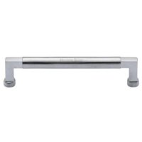 C0312 160-SC - Heritage Brass Cabinet Pull Bauhaus Design 160mm CTC Satin Chrome Finish