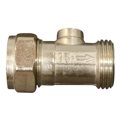 15MM x 1/2in CP Flat Face ISO Valve