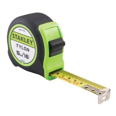 Stanley Hi-Vis Tylon Tape (5m/16ft)
