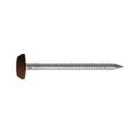 poly top fixing pin with brown head, poly top pins