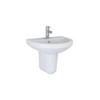 Tucker French Radlett 560mm One Taphole Basin (Semi Pedestal)