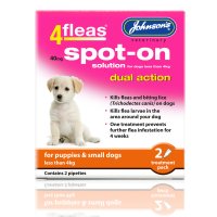 Johnsons 4Fleas Spot On Puppy 6x2