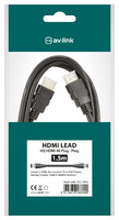 AV:Link 1.0mtr 4K Thinwire HDMI Lead Ethernet
