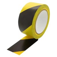 PVC Hazard Tape Black/Yellow RSx55