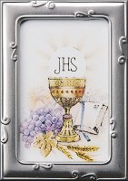 Communion Photo Frame/Symbolic   (C3365)