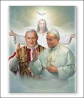 Picture/10 inch x 8 inch/Popes John & John Paul   (8310)