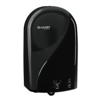 (CARDBOARD CORE) Lucart Identity Autocut Toilet Tissue Dispenser Black