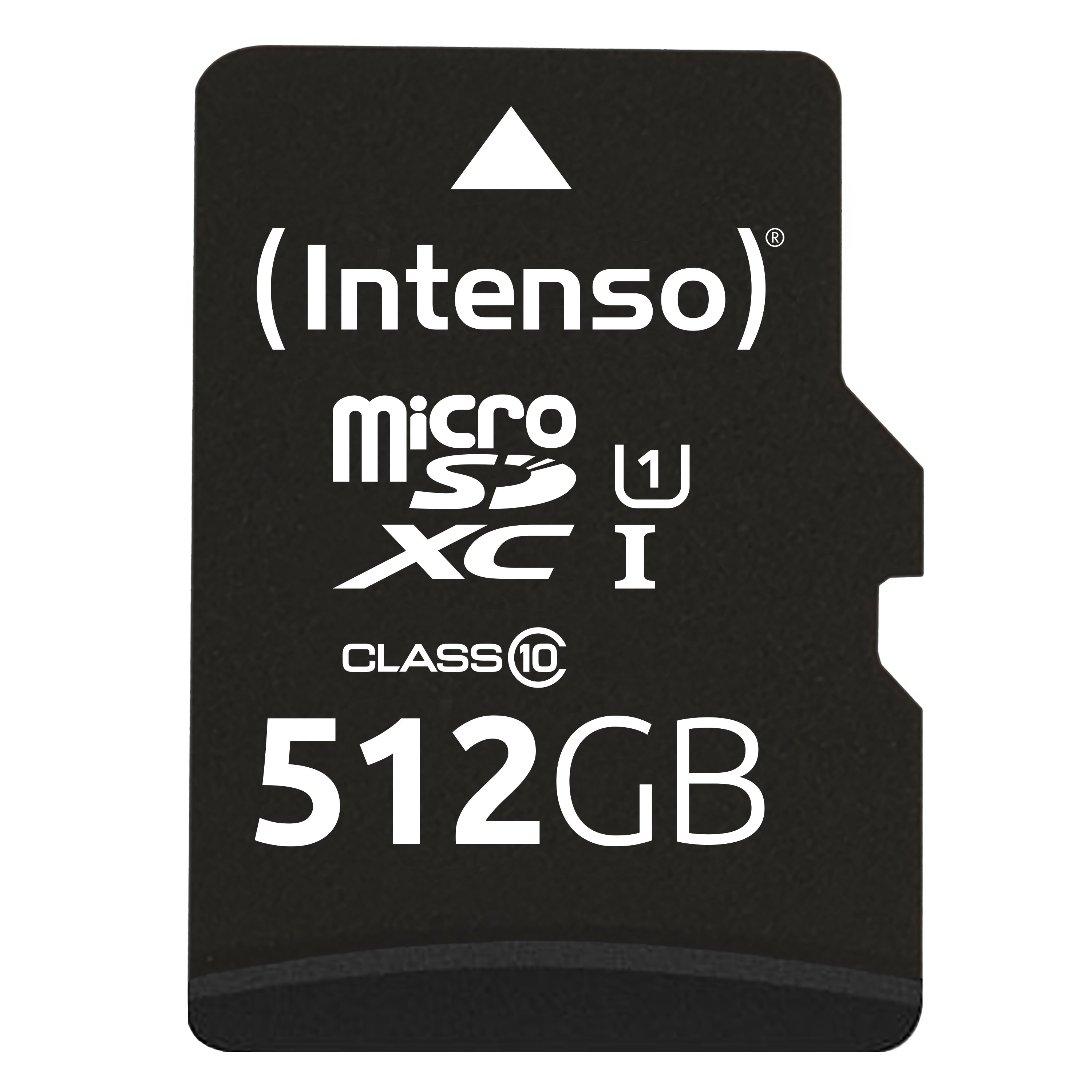 Intenso microSDXC UHS-I Premium 512 GB memory card with SD adapter, 3423493, | IC PLUS