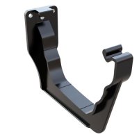Ogee Gutter Bracket Black ogee guttering system, ogee gutters, building plastics