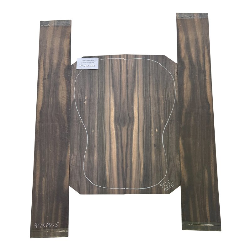 Guitar Back & Sides Cameroon Ebony - Jumbo - Selection 05