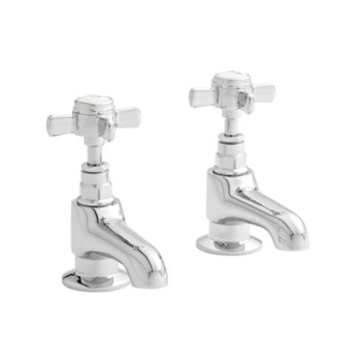 Kartell Klassique Pair Bath Pillar Taps TAP104KL
