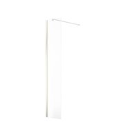 ASPECT 400MM WETROOM PANEL BRUSHED NICKEL
