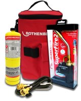 Rothenberger Hotbag - Super Fire 2 + Mapp Gas + Extension Hose 18052