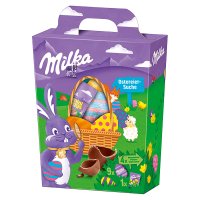 Milka Easter box of 9 eggs & 31g bag of sugar eggs - 12x162g