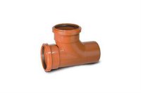 Polypipe Underground Drainage 110mm 87.5&deg; Equal Junction Double Socket UG424