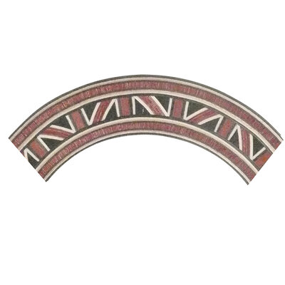 Classical guitar rosette pattern U