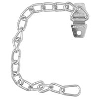 Master Lock 22,9cm long zinc plated steel chain with holder