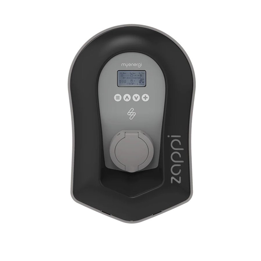 Zappi EV Charger | 7kW Untethered Black | Energy-Saving Technology