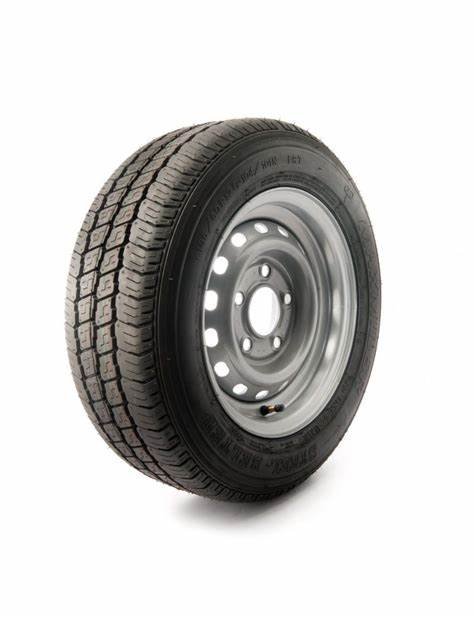 185 60 R12 165.1 PCD 5 STUD RIM & TYRE IFOR WILLIAMS