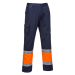 Hi-Vis Contrast Class 1 Two Tone Combat Trouser, Orange/Navy, Reg Leg