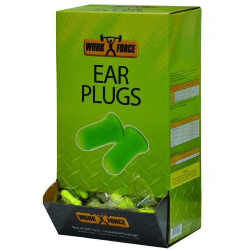 Earplugs, Uncorded, Bell Shaped, Box 200pr