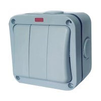 HYDRO 3 gang 2 way outdoor switch