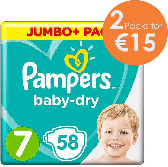 pampers baby dry pants size 7
