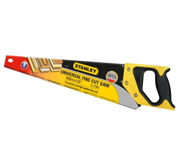STANLEY UNIVERSAL FINE CUT HANDSAW 22''