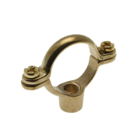 35mm Die-Cast Single Ring Clip Brass 391025
