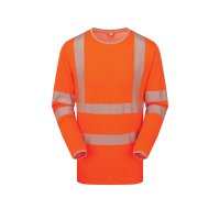 PULSAR&reg; LIFE Long Sleeve T-Shirt Orange - Bamboo Content