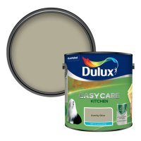 Dulux Easycare Kitchen Overtly Olive Colour Swatch & 2.5L Paint Tin
